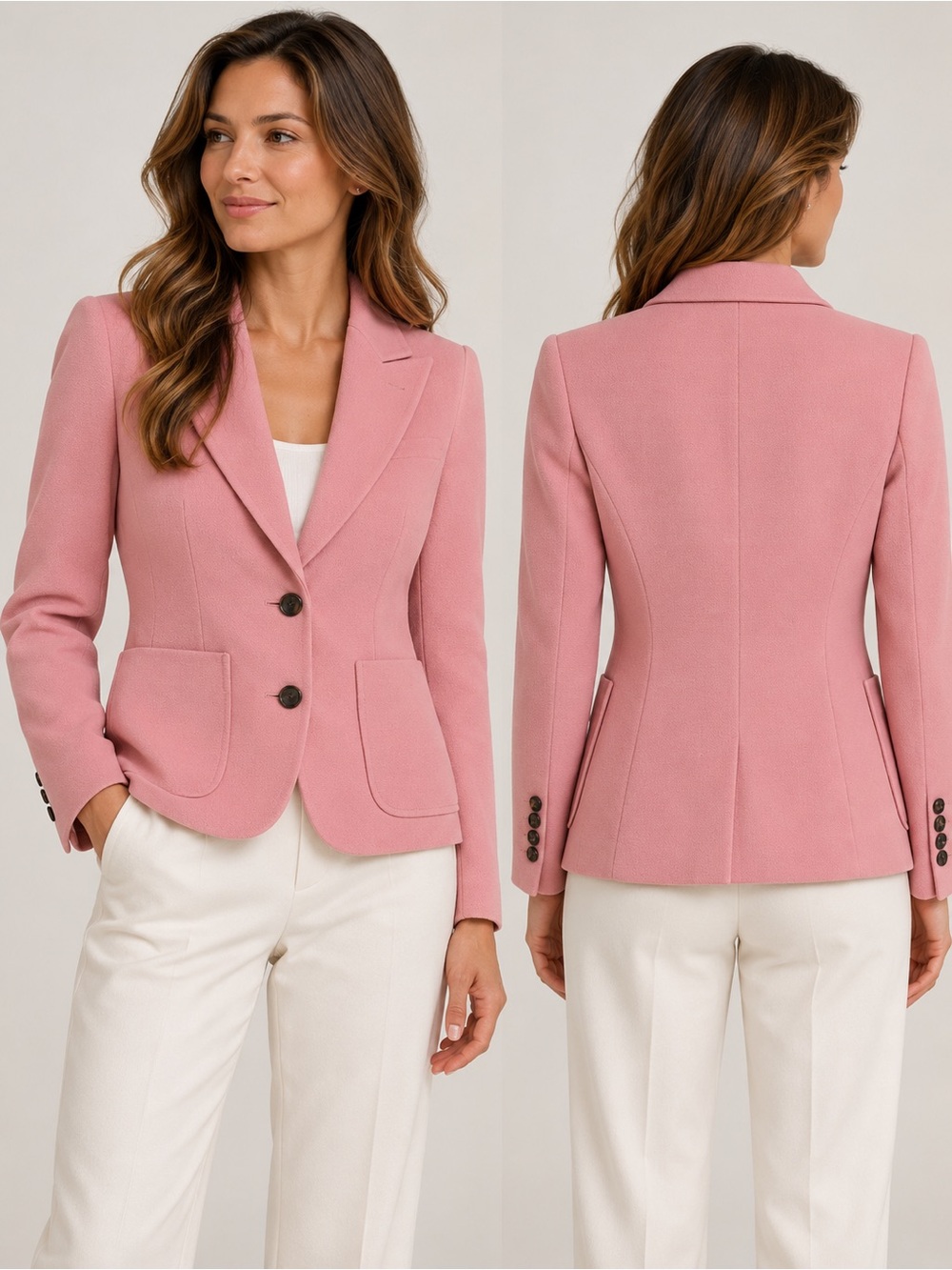 Smythe Rose Pink Tailored Women's Blazer